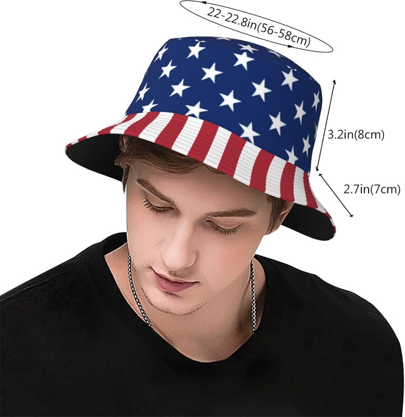 AKMCBSH Trendy Bucket Hat - Comfortable Packable Sun Beach Hat for Women Men, Perfect for Outdoor Activities Travel Hiking - Image 3